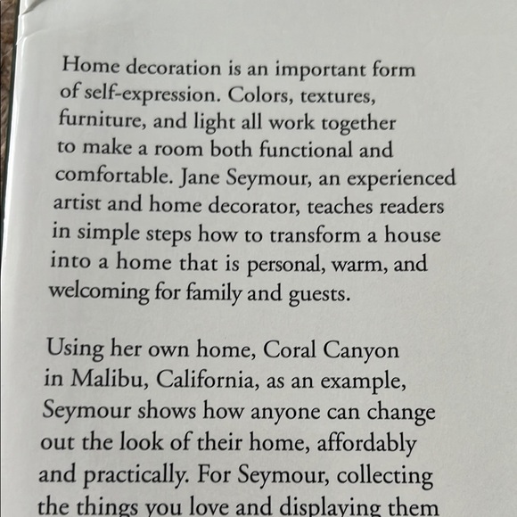 Making Yourself at Home by Jane Seymour - Home Décor Book with Green Cover - Picture 12 of 16